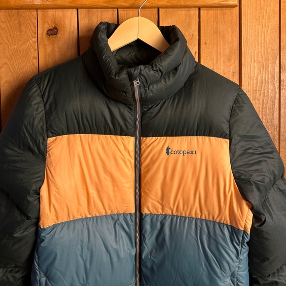 Cotopaxi Solazo Down Puffy Jacket in Teal and Green Multicolor Women’s Small - Picture 4 of 7